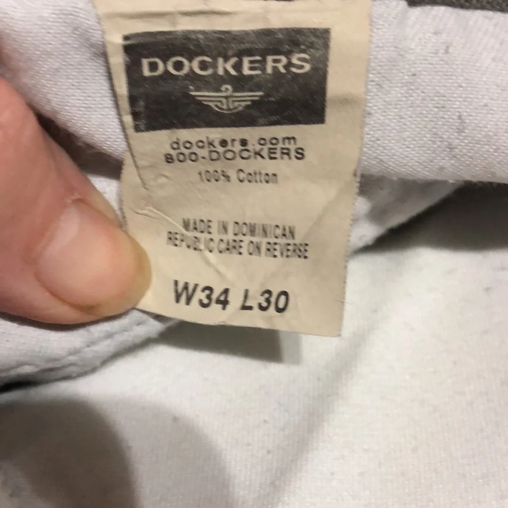 Dockers Mens Trousers 34x30”Army Green Pleated front‎